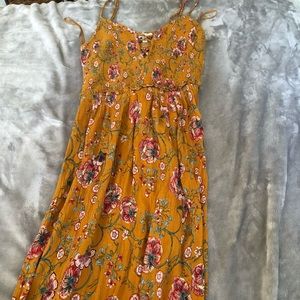 floral maxi dress